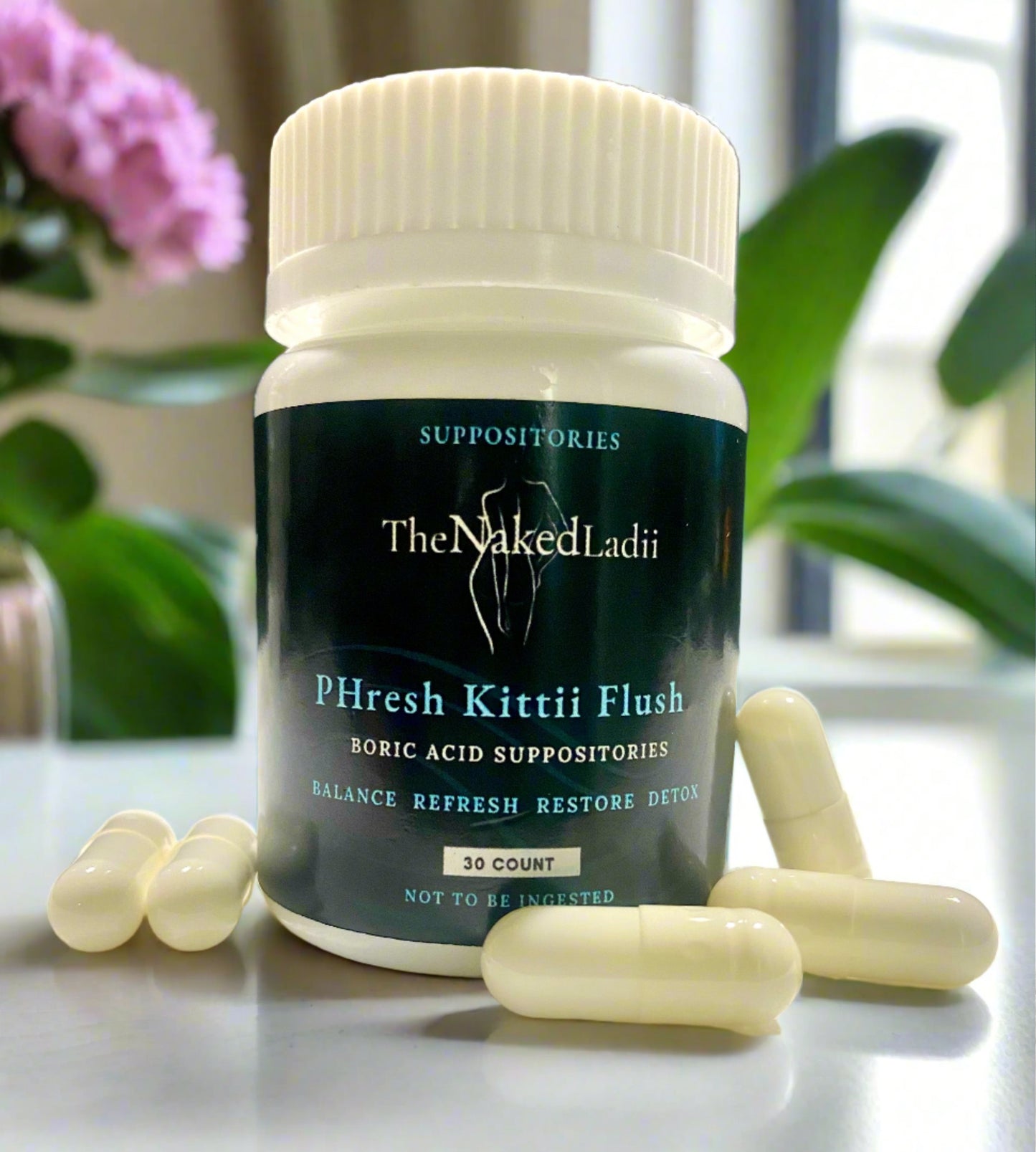 Phresh Kittii Flush Boric Acid Suppositories